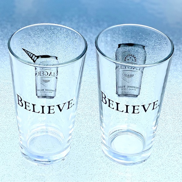 Firestone Walker Brewing Company 16 Ounce Pint Glasses ~ Set of 2 - Picture 4 of 5